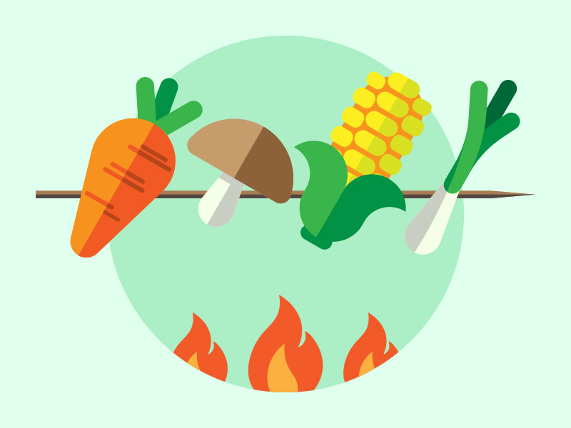 Vegetable Roasting Chart by Registered Dietitian (Free PDF)